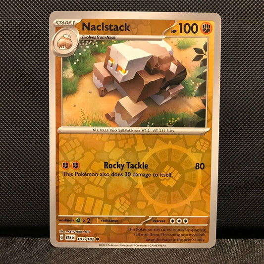 Garganacl Reverse Holo 104/182 - Paradox Rift Pokemon Card - NM/Mint