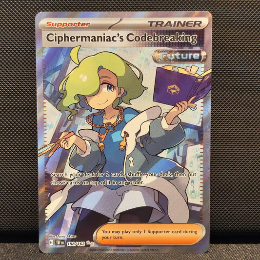 Ciphermaniac's Codebreaking 198/162 - Temporal Forces Pokemon Card - NM/Mint