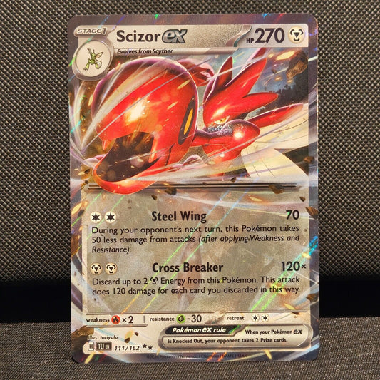 Scizor EX 111/162 - Temporal Forces Pokemon Card - NM/Mint