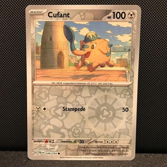 Cufant Reverse Holo 149/193 - SV2 Paldea Evolved Pokemon Card - NM/Mint