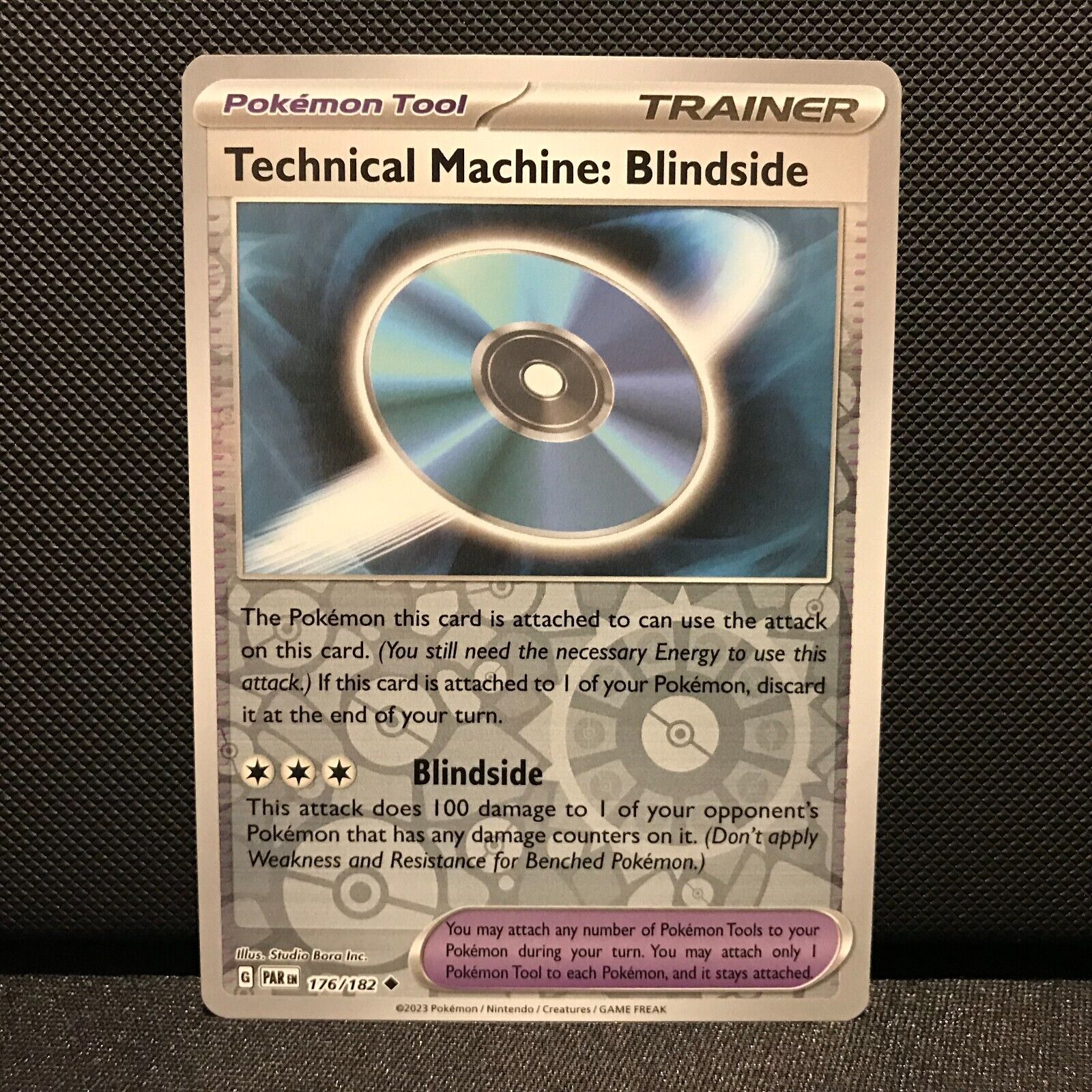 Technical Machine Blindside Reverse Holo 176/182 - Paradox Rift Pokemon Card NM