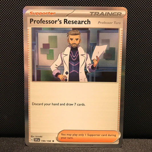 Professor's Research Holo 190/198 - SV1EN Base Set Pokemon Card - NM/Mint