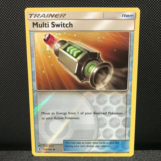 Multi Switch Reverse Holo 129/145 - Guardians Rising Pokemon Card - NM/Mint