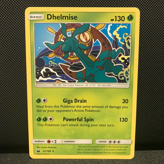 Dhelmise 22/168 - Celestial Storm Pokemon Card - NM/Mint