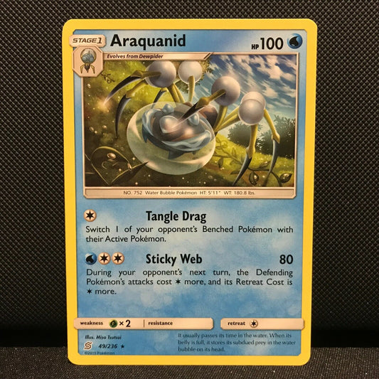 Araquanid 49/236 - Unified Minds Pokemon Card - NM/Mint