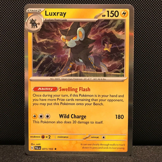 Luxray Holo 071/193 - SV2 Paldea Evolved Pokemon Card - NM/Mint
