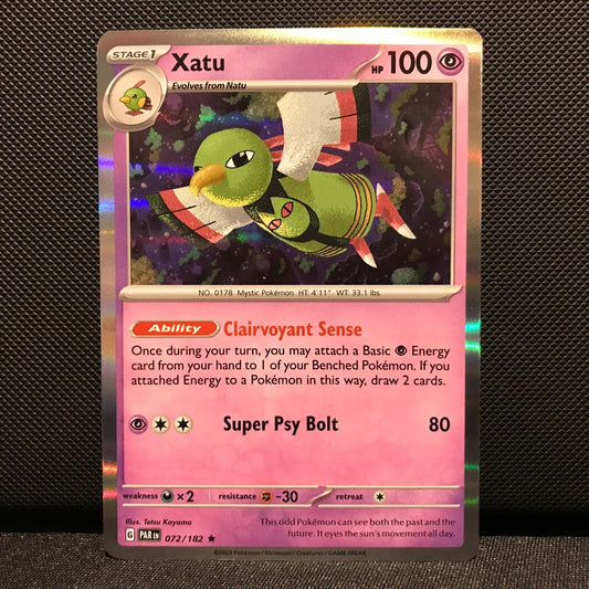 Xatu Holo 072/182 - Paradox Rift Pokemon Card - NM/Mint