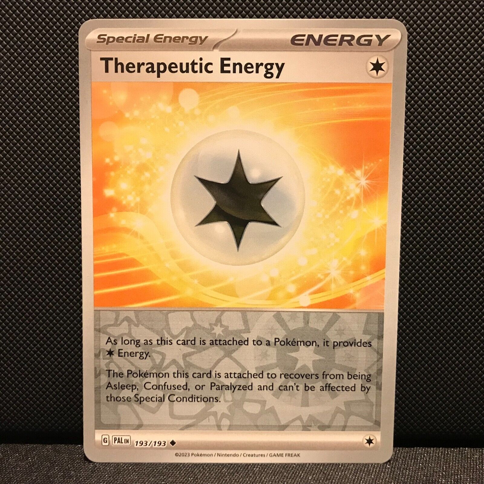 Therapeutic Energy Reverse Holo 193/193 - SV2 Paldea Evolved Pokemon Card - NM/M