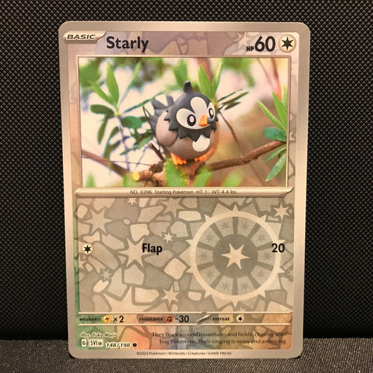 Starly Reverse Holo 148/198 - SV1EN Base Set Pokemon Card - NM/Mint
