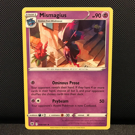Mismagius 59/189 - Astral Radiance Pokemon Card - NM/Mint