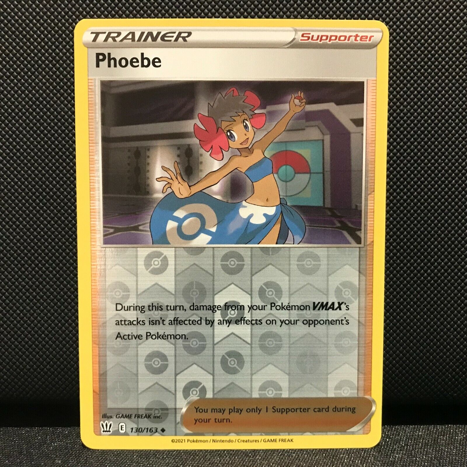 Phoebe Reverse Holo 130/163 - Battle Styles Pokemon Card - NM/Mint
