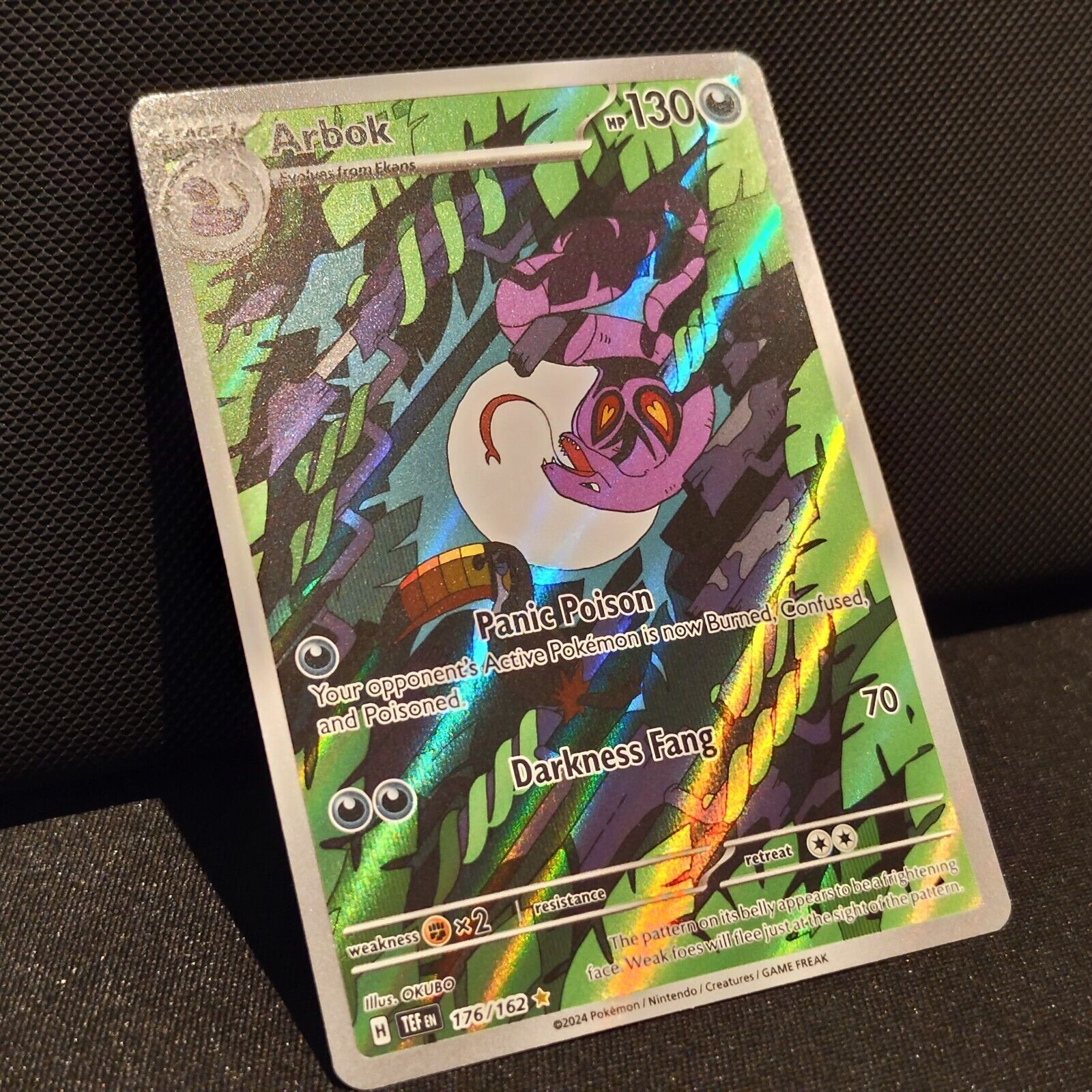 Arbok 176/162 - Temporal Forces Pokemon Card - NM/Mint