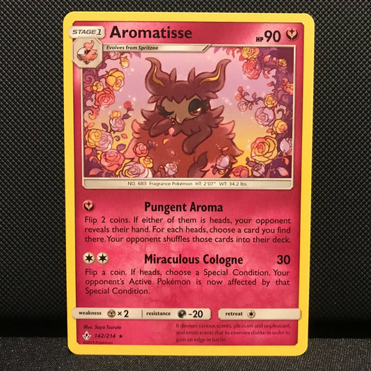 Aromatisse 142/214 - Unbroken Bonds Pokemon Card - NM/Mint