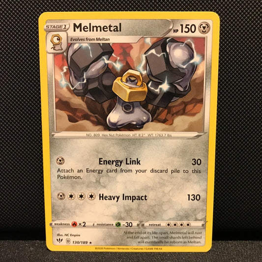 Melmetal 130/189 - Darkness Ablaze Pokemon Card - NM/Mint