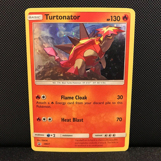 Turtonator SM27 - Sun & Moon Black Star Promo Pokemon Card - NM/Mint