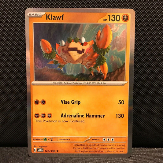 Klawf Holo 122/198 - SV1EN Base Set Pokemon Card - NM/Mint