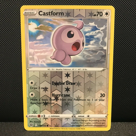 Castform Reverse Holo 116/172 - Brilliant Stars Pokemon Card - NM/Mint