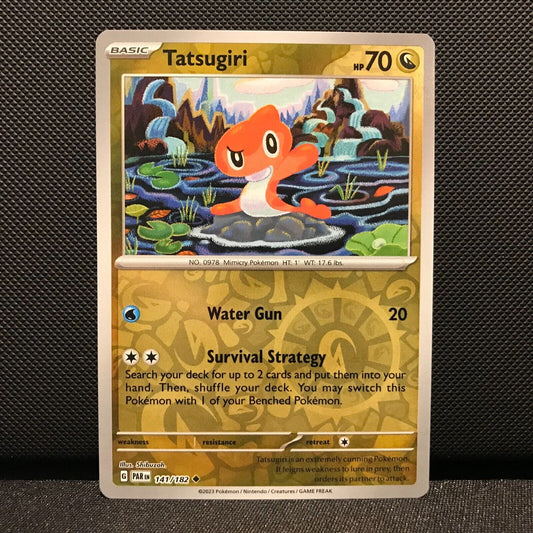 Tatsugiri Reverse Holo 141/182 - Paradox Rift Pokemon Card - NM/Mint