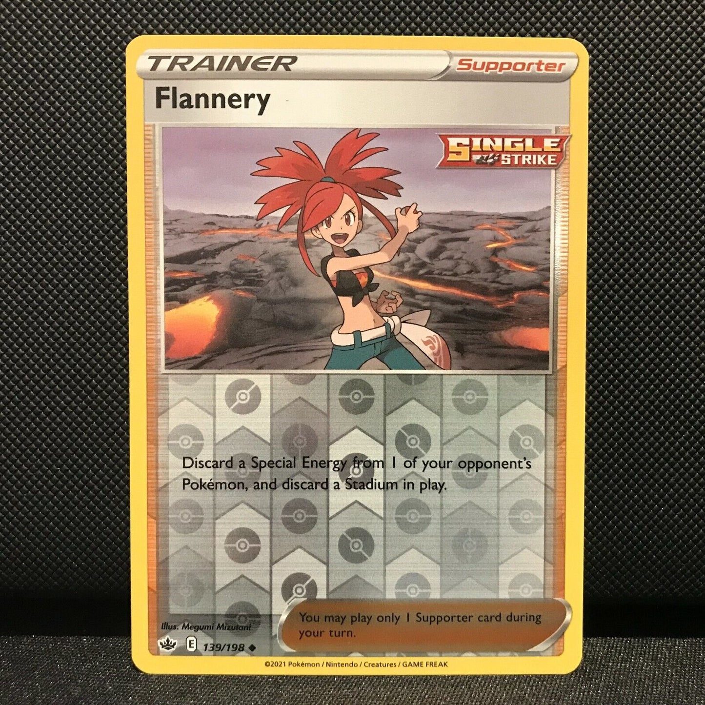 Flannery Reverse Holo 139/198 - Chilling Reign Pokemon Card - NM/Mint