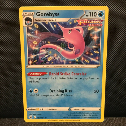 Gorebyss 67/264 - Fusion Strike Pokemon Card - NM/Mint