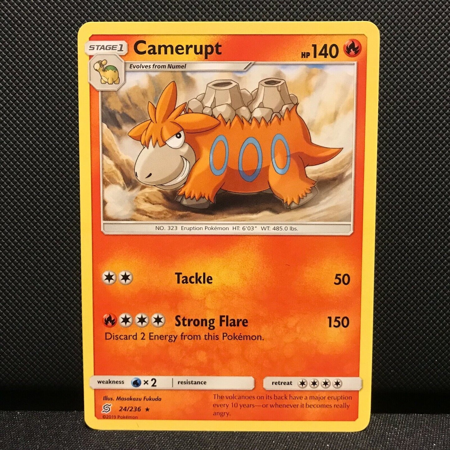 Camerupt 24/236 - Unified Minds Pokemon Card - NM/Mint