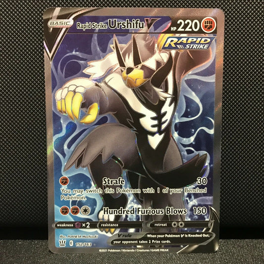 Rapid Strike Urshifu V 152/163 - Battle Styles Pokemon Card - NM/Mint