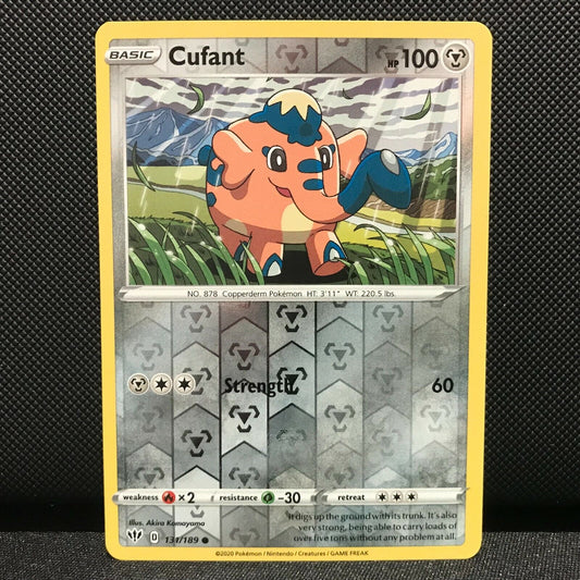 Cufant Reverse Holo 131/189 - Darkness Ablaze Pokemon Card - NM/Mint