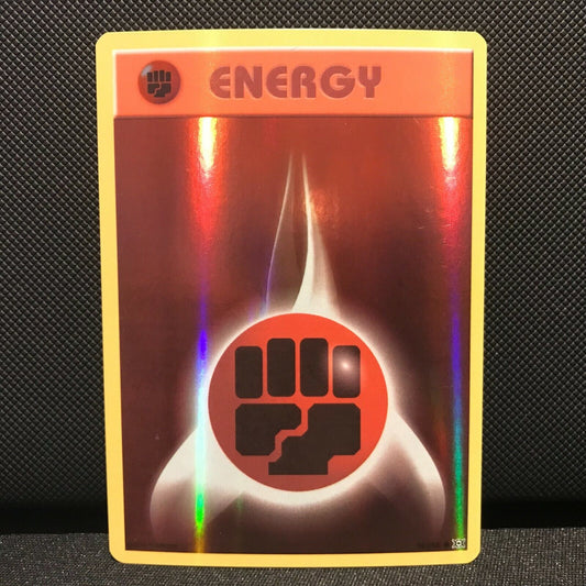 Fighting Energy Reverse Holo 96/108 - Evolutions Pokemon Card - NM/Mint