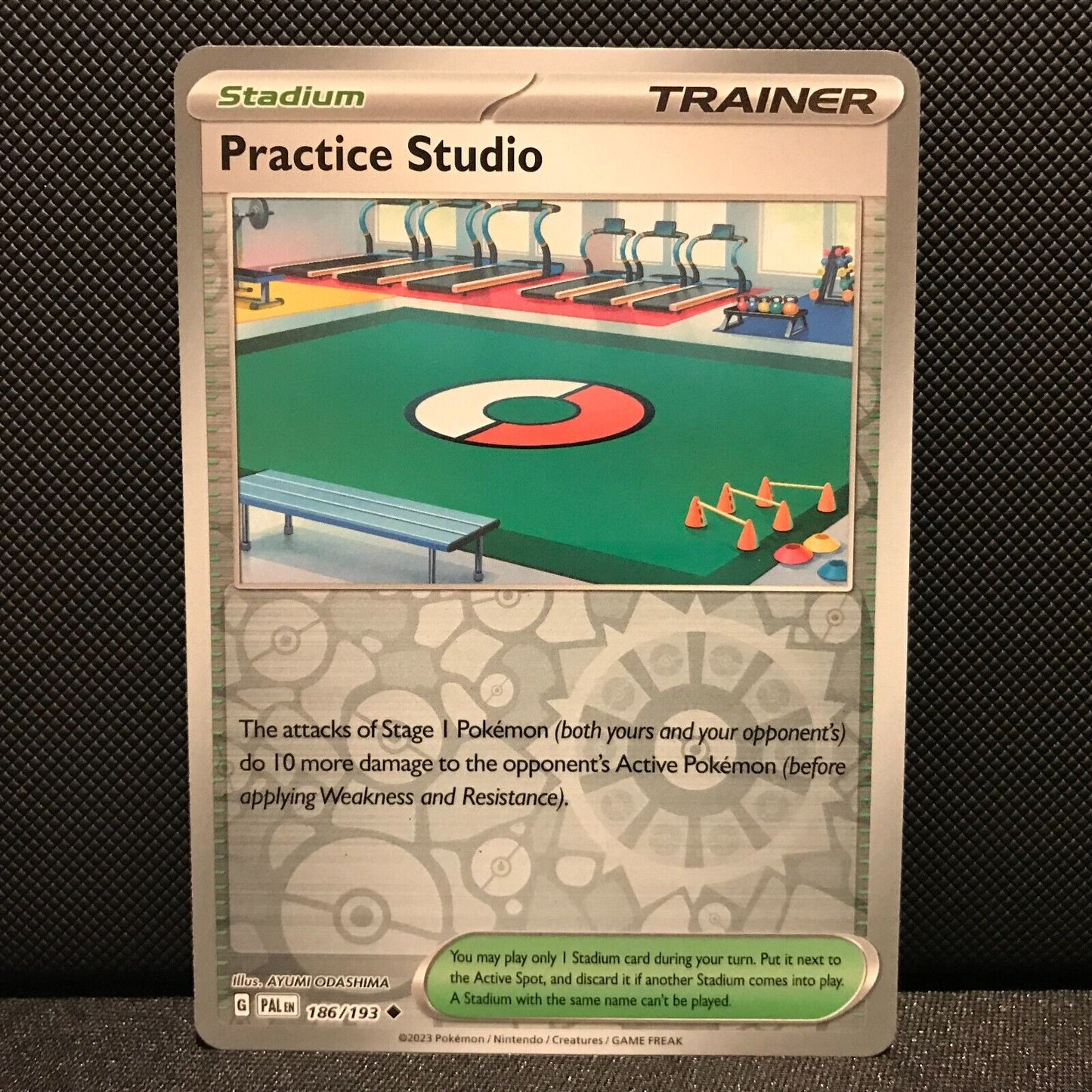 Practice Studio Reverse Holo 186/193 - SV2 Paldea Evolved Pokemon Card - NM/Mint