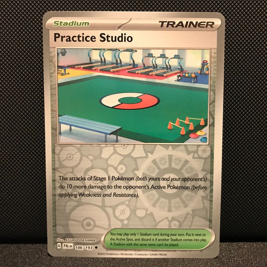 Practice Studio Reverse Holo 186/193 - SV2 Paldea Evolved Pokemon Card - NM/Mint