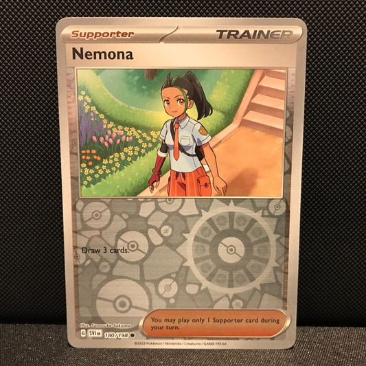 Nemona Reverse Holo 180/198 - SV1EN Base Set Pokemon Card - NM/Mint