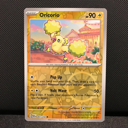 Oricorio Reverse Holo 067/182 - Paradox Rift Pokemon Card - NM/Mint