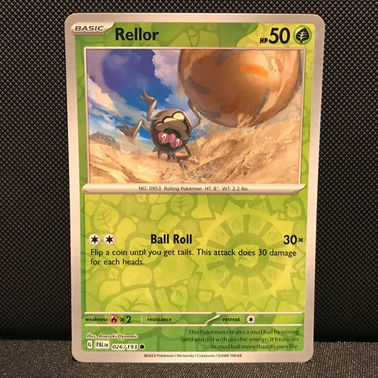 Rellor Reverse Holo 026/193 - SV2 Paldea Evolved Pokemon Card - NM/Mint