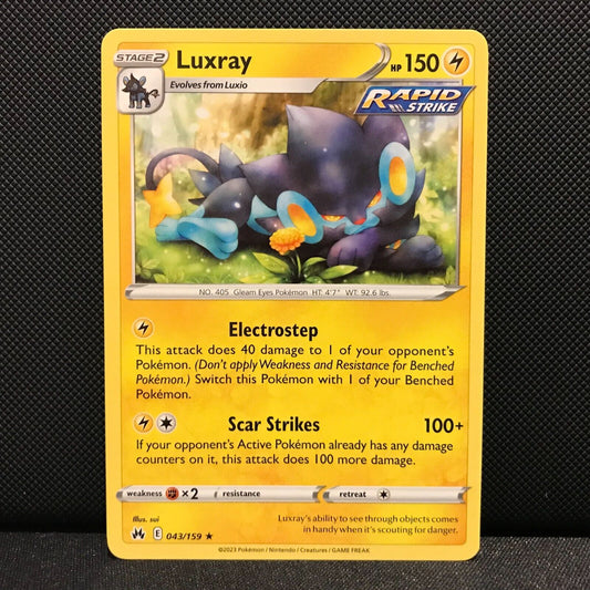 Luxray 43/159 - Crown Zenith Pokemon Card - NM/Mint