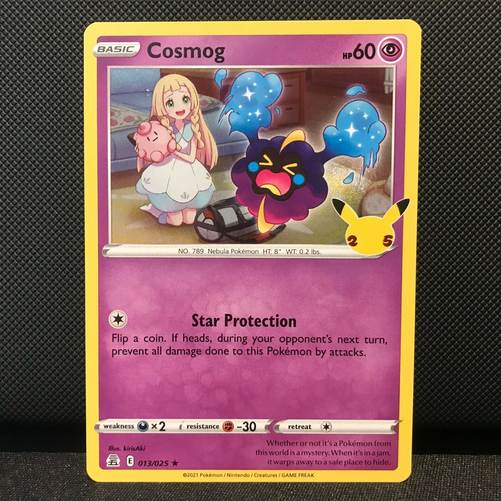 Cosmog 013/025 - Celebrations Pokemon Card - NM/Mint