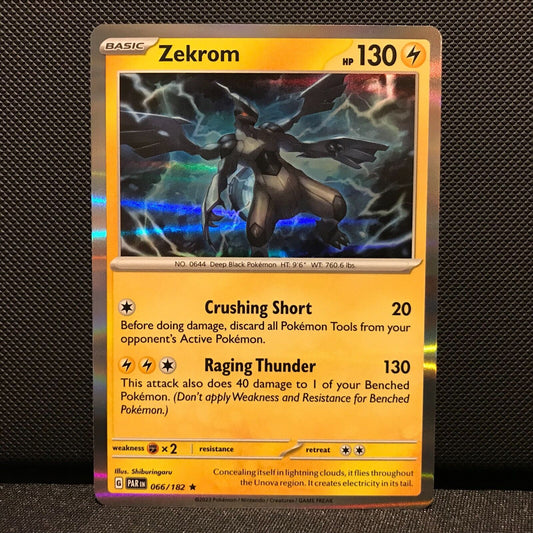 Zekrom Holo 066/182 - Paradox Rift Pokemon Card - NM/Mint