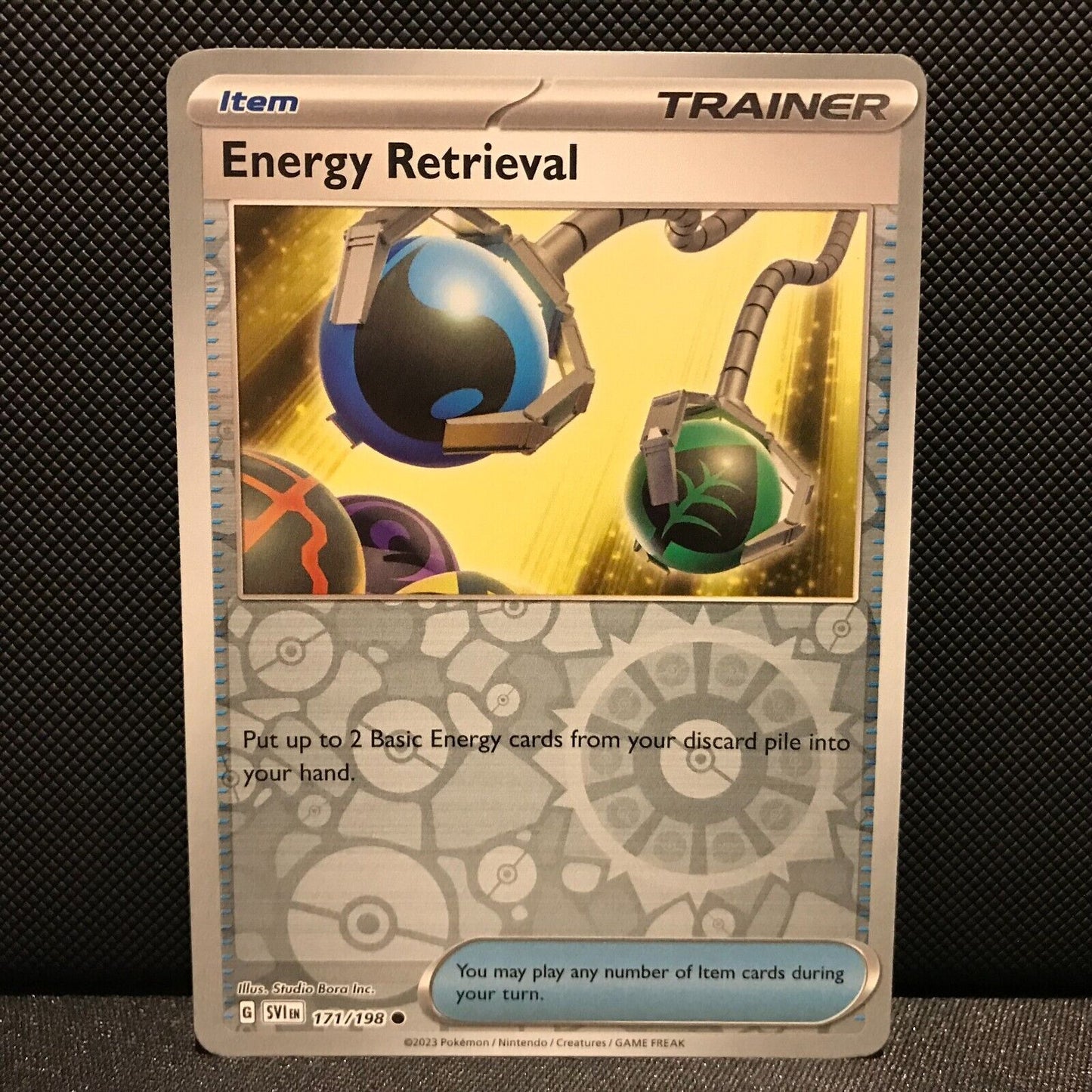 Energy Retrieval Reverse Holo 171/198 - SV1EN Base Set Pokemon Card - NM/Mint