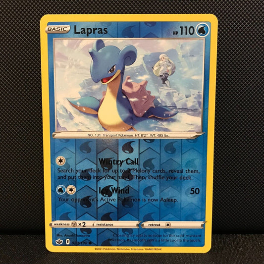 Lapras Reverse Holo 029/198 - Chilling Reign Pokemon Card - NM/Mint