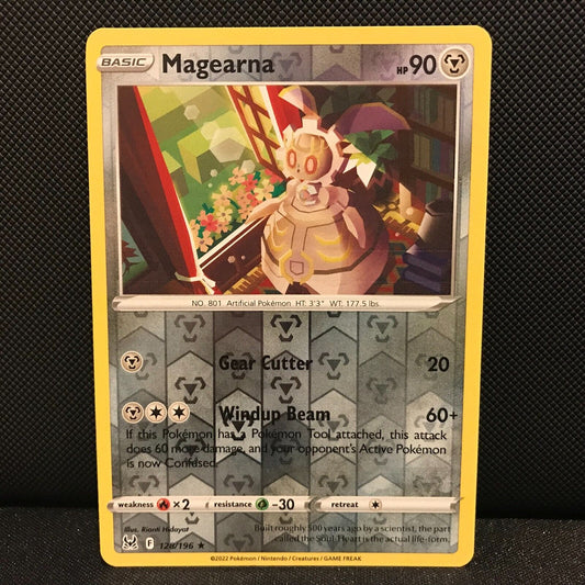 Magearna Reverse Holo 128/196 - Lost Origin Pokemon Card - NM/Mint