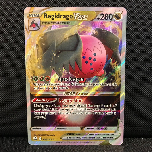 Regidrago VSTAR 136/195 - Silver Tempest Pokemon Card - NM/Mint