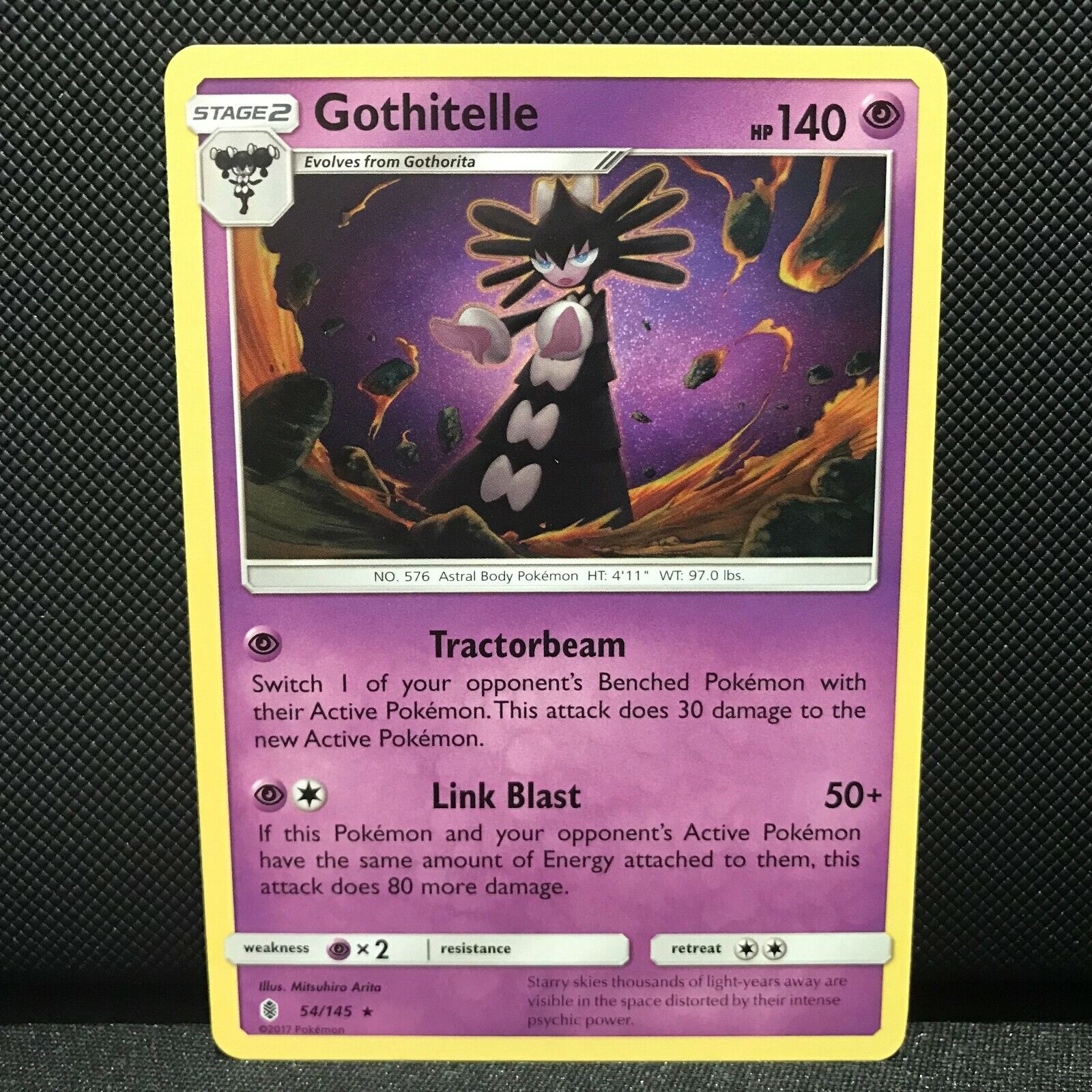 Gothitelle 54/145 - Guardians Rising Pokemon Card - NM/Mint