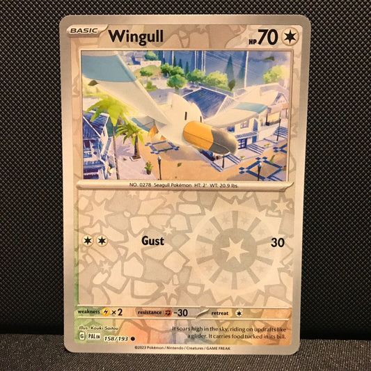 Wingull Reverse Holo 158/193 - SV2 Paldea Evolved Pokemon Card - NM/Mint