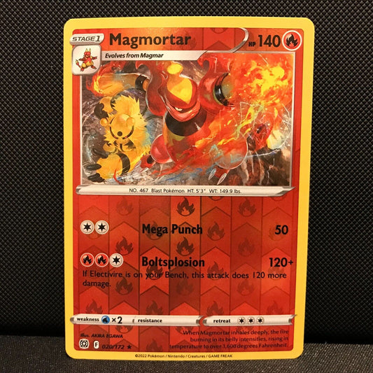 Magmortar Reverse Holo 20/172 - Brilliant Stars Pokemon Card - NM/Mint
