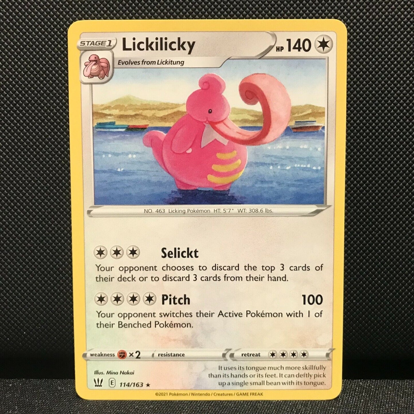 Lickilicky 114/163 - Battle Styles Pokemon Card - NM/Mint