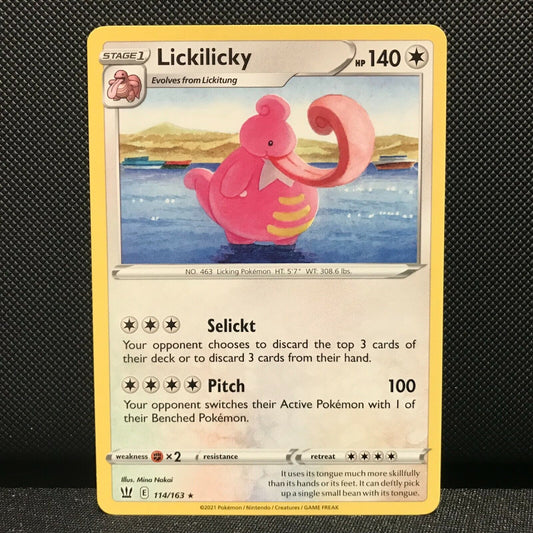 Lickilicky 114/163 - Battle Styles Pokemon Card - NM/Mint